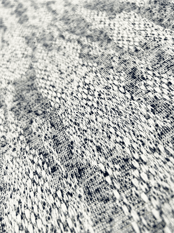 Mud Point Heimtextilienstoff-Deckenserie aus Chenille-Polyester-Baumwolle