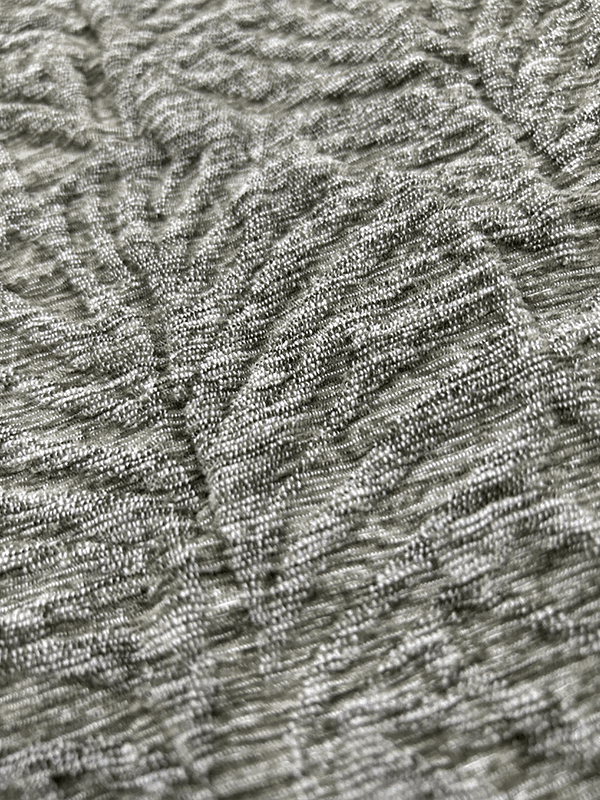 Blattblumen-Chenille-Heimtextilstoff-Deckenserie